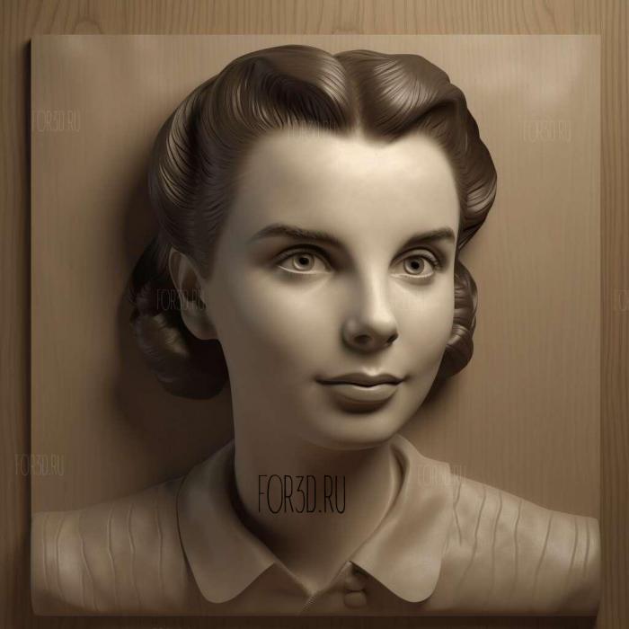 Jean Simmons 1 stl model for CNC